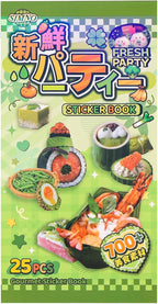 Girl's Japanese Retro Sticker Book, Food and Daily Life Theme by Unknown