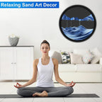 Mtadmai 24" Moving Sand Art, 3D Sand Art Pictures Deep Sea Sandscape Living - Image 5