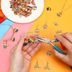 SANNIX 350Pcs Rainbow Charms for Jewelry Making - Image 5