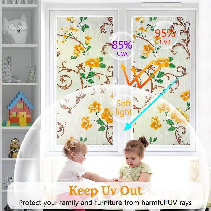 Bloss Frosted Privacy Window Film - Image 3