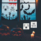 80 Pcs 3 x 3 Inch Halloween Stencils - Image 6