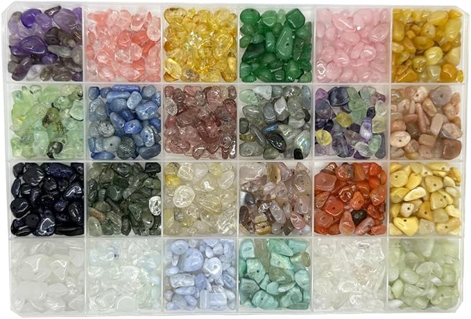 Yephac Gemstone Chips Beads DIY Jewelry Making, Healing Crystals Polishing by Yephac-GemstonesBeads