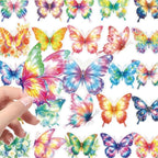 50Pcs Butterflys Sticker Realistic Transparent Butterfly Stickers - Image 6
