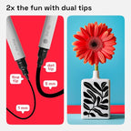 ARTISTRO 2 Black Dual-Tip Acrylic Paint Pens - Image 4