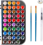 48 Colors Washable Watercolor Paint Set, by Blablaovy
