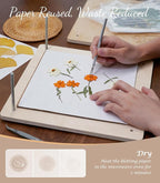 Wakhow Flower Press Kit – 11" x 11" Large Wooden Flower Presser - Image 5