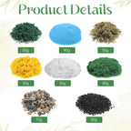 Thiccywoov 40 Pcs Diorama Supplies Kit Include 32 Rainforest Miniature Trees - Image 3