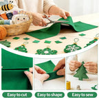 Emerald Green Fabric Sheet 36" X 36", 1.4mm Thick Large Soft Durable Flexible - Image 4