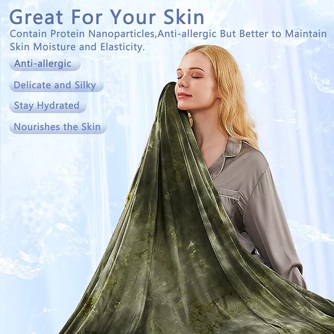 Topcee Cooling Blanket for Hot Sleepers, Absorbs Heat to Keep Body Cool for - Image 2