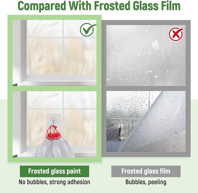 Frosted Glass Paint, Frosted Glass Paint Kit Waterproof UV Resistant Frost - Image 5