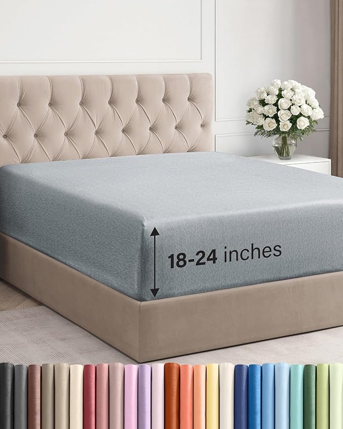 Extra Deep King Fitted Sheet by CGKUnlimited