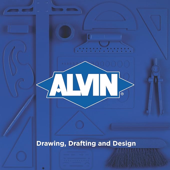 Alvin, Circle Guide Template, 46 Circles, 8.625 inches x 11.125 inches x .030 - Image 4