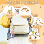 Wurosi 52 Set Lip Gloss Keychain Making Kit, Gift Bags, Thank You Cards - Image 3