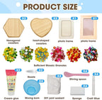 6 Sets DIY Glass Mosaic Tiles for Crafts Mixed Color Mosaic Kits - Image 2
