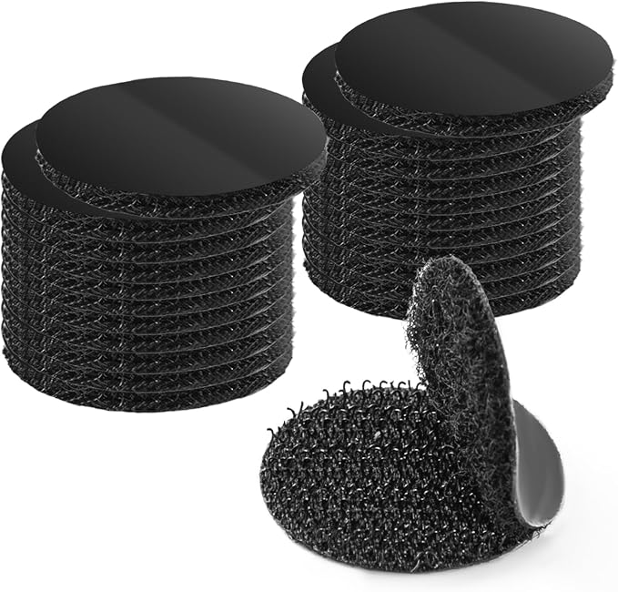 Art3d 40 Sets Hook and Loop Adhesive Dots, 1 in. x 1 in. Circle Double Sided - Image 5