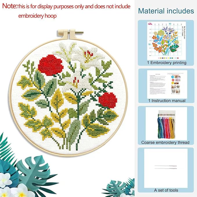 LSLFQYQSK Beginners Embroidery Kits - Image 2