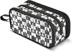Chess Pencil Case Box Boys Girls Large Pencil Pouch Zipper Compartments Big by BOENLE-WELCOMEYOURCOMING