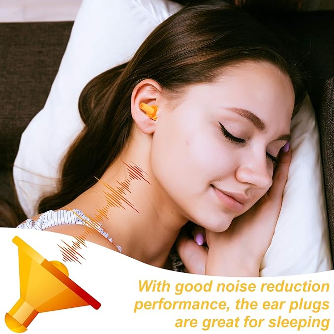 BBTO 24 Pairs Silicone Soft Ear Plugs Waterproof Reusable Noise Reduction - Image 5