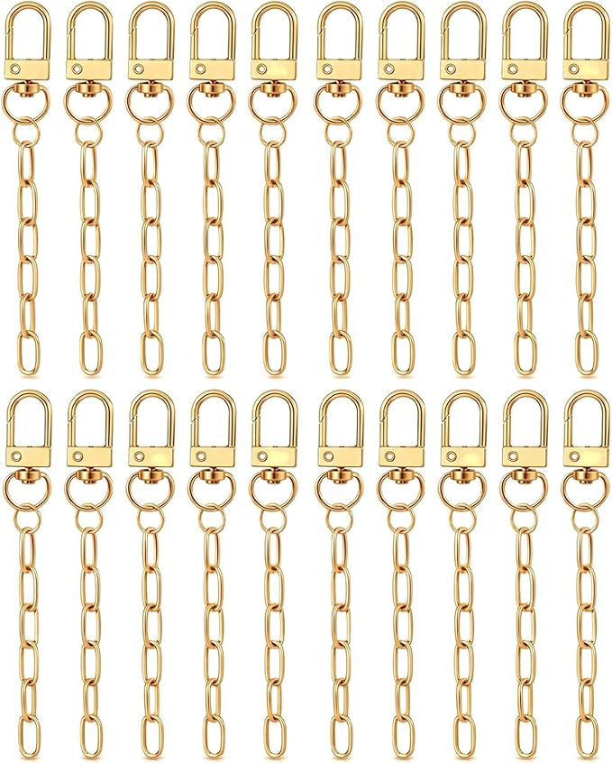 20 Pcs Metal Keychain Making Kit by Zugzwang