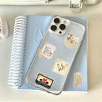 50Pcs Retro Newspaper Clippings PET Stickers - Image 4