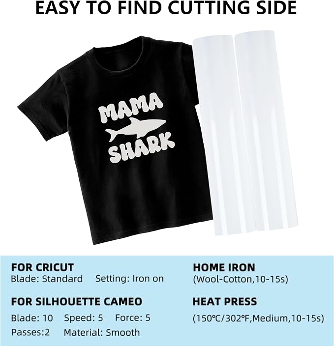 RENLITONG White Heat Transfer Vinyl - Image 3
