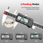 S&F STEAD & FAST Digital Calipers 6 inch, Caliper Measuring Tool, Stainless - Image 3
