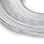 Fashewelry 32.8 Feet 5mm Aluminum Flat Artistic Wire Silver Bendable Metal - Image 2