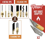 ArtSkills Wood Burning Tool Kit 16 Piece Adjustable Temp Wood Burning Pen | - Image 4