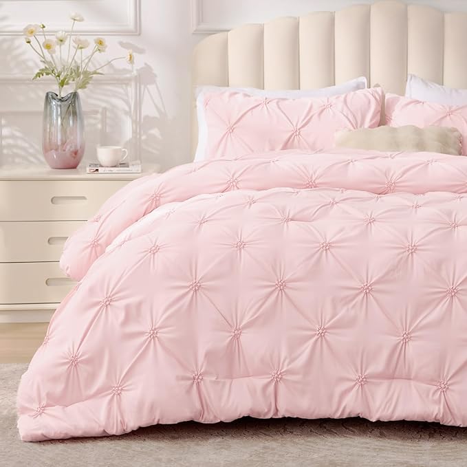 BEDELITE Baby Pink Queen Comforter Set by BEDELITE