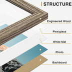 Vittanly 15 Pack Picture Frames Collage Wall Decor - Image 5