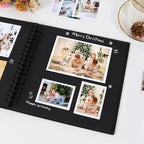 RECUTMS 10 x 10 Inch DIY Scrapbook Album 60 Pages Hardcover Kraft Paper Scrap - Image 3