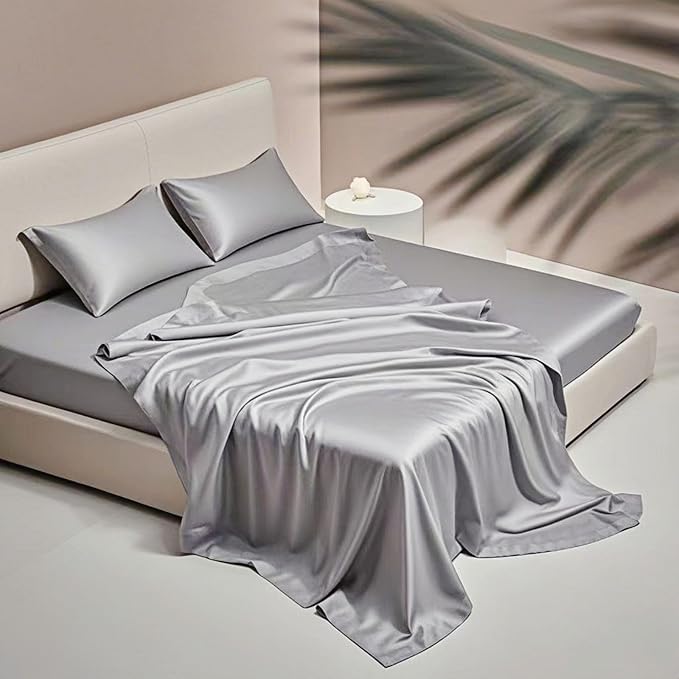 Full Size Flat Sheet Only, Soft 300 Thread Count 100% Cotton Sheets, Cooling & - Image 2