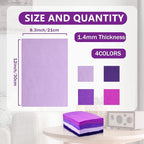 Jtnohx Soft Felt Sheets, 8x12 inches Assorted Craft Felt Fabric, 1.4mm Thick - Image 2
