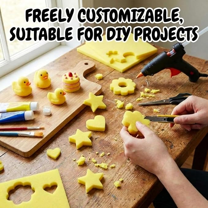 Amylove 1 Pack Polyurethane Foam 1/2" x 24" x 72" High Density Cushion - Image 4