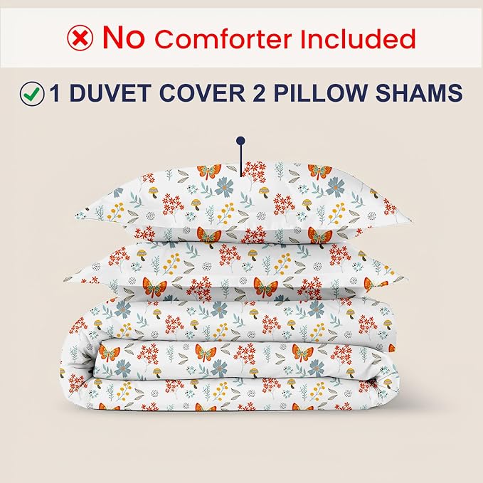 Kotton Culture 3 Pc Queen Size Duvet Cover Set- 100% Egyptian Cotton Sateen 600 - Image 2