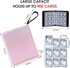 Sparkly Trading Card Binder 9-Pocket Zippered - Image 2
