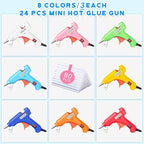 Zhengmy 24 Pcs Mini Hot Glue Gun - Image 3