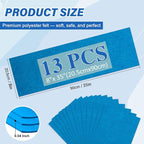 XSEINO 13 Rolls Blue Felt Fabric, Fit - Image 2