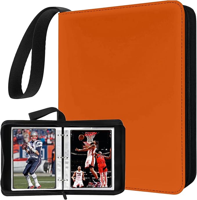 Mini Card Binder, 1-Pocket Super Lightweight Zipper Binder Holds 80+ Trading by Unknown