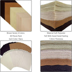 Soft Felt Sheets, 8x12 inches Assorted Craft Felt Fabric, 1.4mm Thick Felt - Image 4