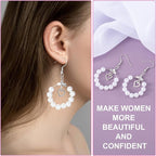 Pndeyo 169pcs Hypoallergenic Earring Beading Hoop Kits, Metal Round Hoop - Image 3