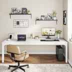 Tribesigns 78.7 Inches Extra Long Computer Desk 2 Person Desk, Double Long Desk - Image 6