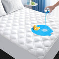 MEELUS Padded Full Mattress Protector, Breathable Waterproof Mattress Pad Cover by MEELUS