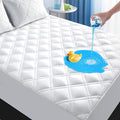 MEELUS Padded Twin Mattress Protector, Breathable Waterproof Mattress Pad Cover by MEELUS