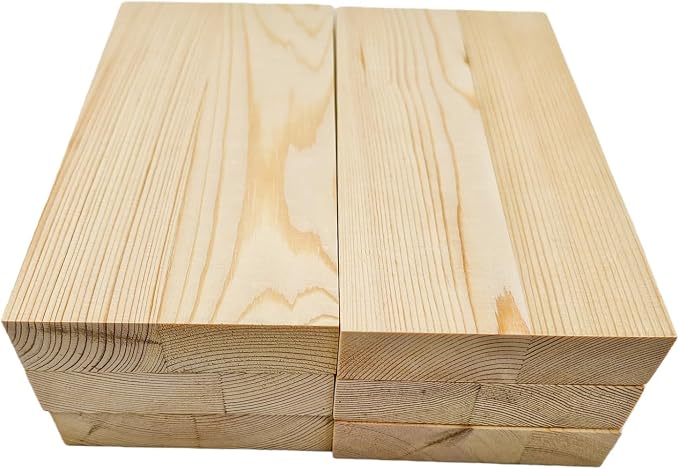 6PCS Rectangle Wood Boards Unfinished Wood Blocks - Image 6
