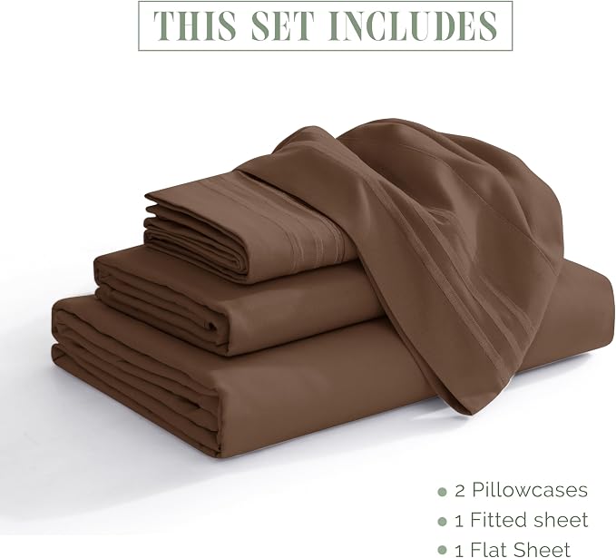 Elegant Comfort Luxurious 1500 Premium Hotel Quality Microfiber Three Line - Image 3