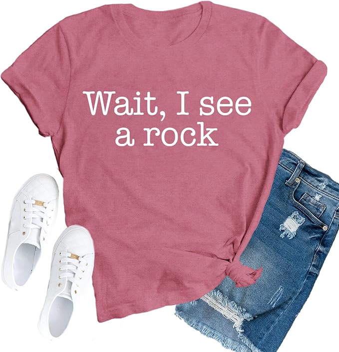 Rock Collecting Shirts for Women Rock Hounding T-Shirts Stone Collectors Lovers by TUPOSU