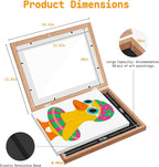 4 Pack Kids Artwork Frames Changeable 10 x 12.5 Inch hildren Art Projects - Image 2