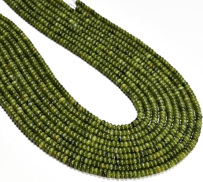 ICAI Beads Natural 2x4mm Rondelle Beads, Abacus Disk Stone Spacer Beads – Loose by CAI+YI+MING