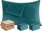 Pillowcases Standard 12 Pack, 20x26 Pillow Cases by Culve